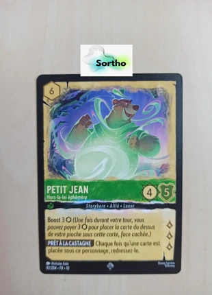 Carte Lorcana Petit Jean super rare 92/204 Chapitre 10, brand: Ravensburger, condizioni: Nuovo senza cartellino, €1.00, €1.75 include la Protezione acquisti Pro