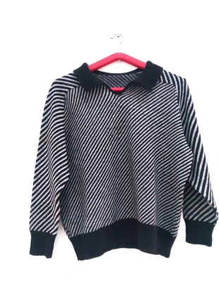 Ravissant pull vintage blanc et noir taille 38/40, marque: Vintage, état: Très bon état, taille: M / 38 / 10, 11,00 €, 12,25 € Protection acheteurs incluse