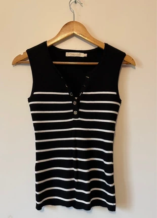 Jolie pull débardeur à rayure, brand: Capsule, condition: Very good, size: M / 38 / 10, €5.00, €5.95 includes Buyer Protection