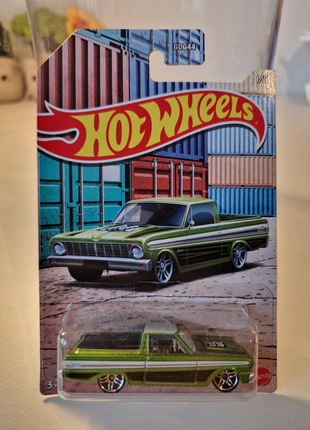 Hotwheels Ford Ranchero green (damaged blister), merk: Hot Wheels, staat: Nieuw zonder prijskaartje, maat: Prematuur, tot 44 cm, € 3,00, € 3,85 inclusief Kopersbescherming