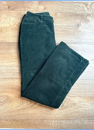 Pantalon en Velour Côtelé Vert Kaki Saint Jones Bay - Taille 12 - Coupe Large, marque: Vintage Dressing, état: Très bon état, taille: L, 5,50 €, 6,48 € Protection acheteurs incluse