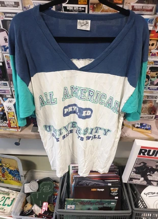 Vintage American phys ed p.e t shirt usa, brand: American Vintage, condition: Good, size: One size, £2.00, £2.80 includes Buyer Protection