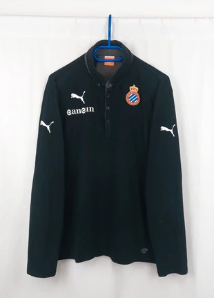 Puma Espanyol Barcelona Long Sleeve Polo Vintage Y2K Football Blokecore Streetwear, brand: Puma, condizioni: Buone, taglia: L, €18.00, €19.60 include la Protezione acquisti