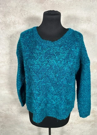 Pull Maille Torsadée Cable Knit Vintage Vintage turquoise texturé taille L, marque: Vintage Dressing, état: Très bon état, taille: L / 40 / 12, 15,00 €, 16,45 € Protection acheteurs (Pro) incluse