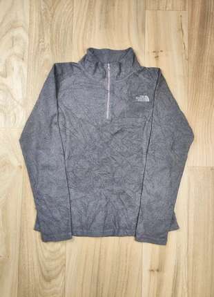 Veste polaire gris intemporel/techwear, The North Face TNF, half zip col montant, taille L femme, brand: The North Face, condition: Very good, size: L / 40 / 12, €22.00, €23.80 includes Buyer Protection Pro