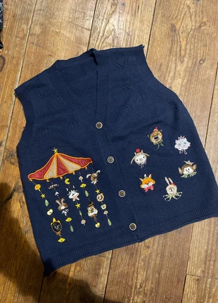 Prachtige retrolook gilet🌸, état: Très bon état, taille: M / 38 / 10, 28,00 €, 30,10 € Protection acheteurs incluse