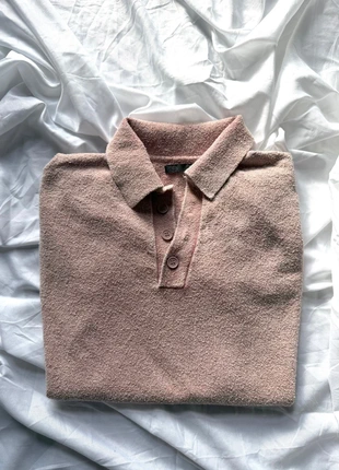 Polo en maille bouclée délavée, marque: Zara, état: Neuf sans étiquette, taille: S, 10,99 €, 12,24 € Protection acheteurs incluse