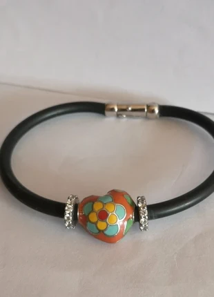 Bracelet Una Storia coeur email argent bijou, brand: Una Storia, condition: Very good, €59.00, €62.65 includes Buyer Protection