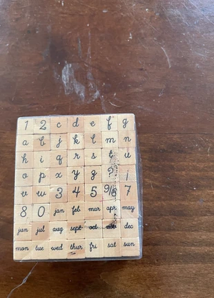 tampons alphabet, marque: Alphabet, état: Très bon état, 3,80 €, 4,69 € Protection acheteurs incluse