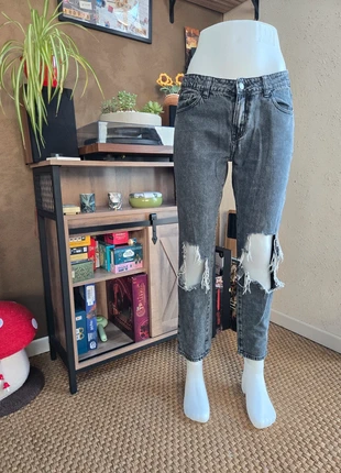 Jean droit à trous - Goodies - Taille M 👖, brand: Goodies, condition: Very good, size: M / 38 / 10, €7.00, €8.05 includes Buyer Protection