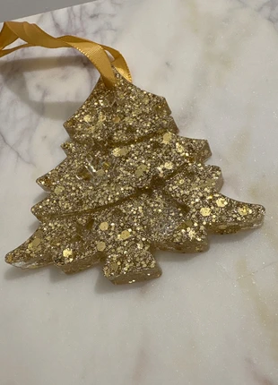 Suspension de Noël - Sapin de Noël doré, état: Neuf avec étiquette, 2,00 €, 2,80 € Protection acheteurs (Pro) incluse