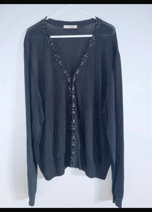Marks & Spencer Elegant Black Beaded Cardigan UK Size 22, brand: Marks & Spencer, condition: Very good, size: XL / UK 20-22, £8.50, £9.63 includes Buyer Protection