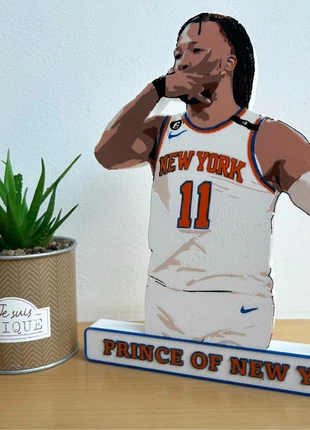 Support déco NBA Jalen Brunson - Prince of New York, marke: New York Knicks, zustand: Sehr gut, 15,00 €, 16,45 € beinhaltet Vinted-Käuferschutz Pro