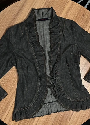 Vintage Kenzo Jeans Fitted Denim Jacket / Shirt, marque: Kenzo, état: Très bon état, taille: XS / 34 / 6, 50,00 €, 53,20 € Protection acheteurs incluse