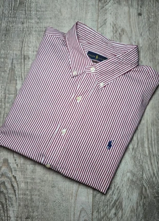 Ralph Lauren – Chemise rayée – Rouge/Blanc – Taille XXL (Homme), brand: Ralph Lauren, condizioni: Ottime, taglia: XXL, €34.90, €37.35 include la Protezione acquisti