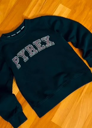 Felpa Pyrex Nera Bambina - Logo Strass Rosa - Tg. S, marque: Pyrex, état: Très bon état, taille: S, 9,00 €, 10,15 € Protection acheteurs incluse