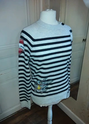 Pull Zadig & voltaire stylé marinière t 38 m comme neuf, marque: Zadig & Voltaire, état: Très bon état, taille: M / 38 / 10, 130,00 €, 137,20 € Protection acheteurs incluse