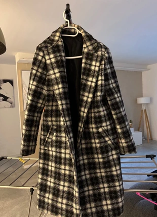 Manteau long à carreaux, brand: Made In Italy, condizioni: Buone, taglia: L / IT 44 / EU 40, €8.00, €9.10 include la Protezione acquisti