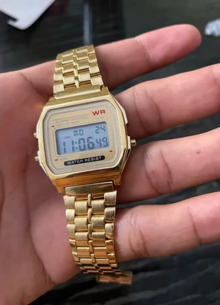 Reloj digital vintage estilo Casio dorado, marque: CASIO, état: Neuf avec étiquette, taille: Taille unique, 6,15 €, 7,16 € Protection acheteurs incluse