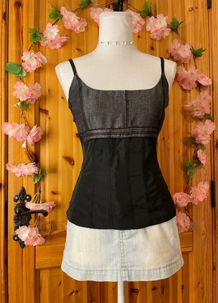 Kapalua Corset Style Top | Sheer Back | Butterfly Charm | 828., brand: Kapalua, condition: Very good, size: S / 36 / 8, €22.00, €23.80 includes Buyer Protection
