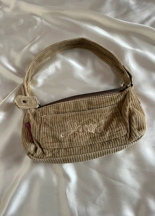 Sac baguette en velours côtelé beige - y2k bohème, brand: Vintage Dressing, condition: Very good, €15.00, €16.45 includes Buyer Protection Pro
