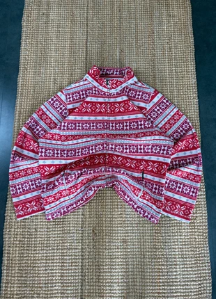 Veste Polaire Zippé Rose et Blanche Motifs Hivernal, Funky Fleece Taille XL, marque: Vintage Dressing, état: Très bon état, taille: XL / 42 / 14, 25,00 €, 26,95 € Protection acheteurs (Pro) incluse