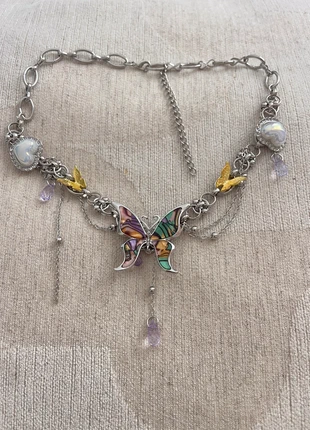 Collier papillon y2k, marca: COQUETTE, estado: Muy bueno, 7,00 €, 8,05 € Protección al comprador incluida