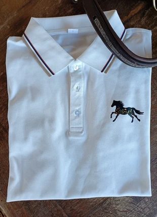 Polo manches courtes blanc 25€, staat: Nieuw met prijskaartje, maat: M / 38 / 10, € 14,90, € 16,35 inclusief Kopersbescherming