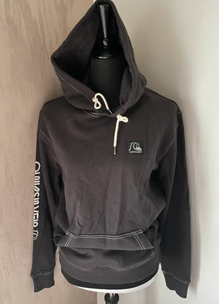 Hoodie Quiksilver noir XS logo brodé sweat capuche surf skate, marque: Quiksilver, état: Neuf avec étiquette, taille: XS, 28,95 €, 31,10 € Protection acheteurs (Pro) incluse