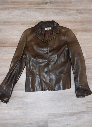Veste en cuir vintage Gerard Darel marron - Taille 38, marque: Gerard Darel, état: Très bon état, taille: M / 38 / 10, 45,00 €, 47,95 € Protection acheteurs incluse