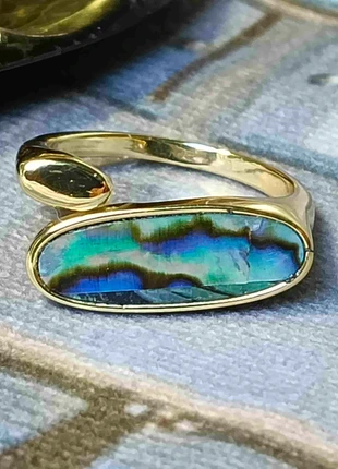 Retro irregular geometric polished ring, marke: Vintage Boutique, zustand: Sehr gut, größe: Größenverstellbar, 8,00 €, 9,10 € inklusive Vinted-Käuferschutz