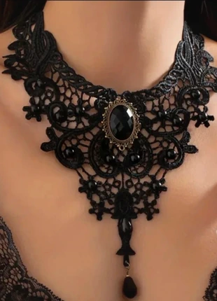 Collana Choker Gothic Dark, marque: gothic jewels, état: Neuf sans étiquette, 4,99 €, 5,94 € Protection acheteurs incluse