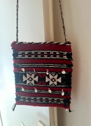 Marokkaans marocco kelim handgeweven geknoopt berber schoudertas 100% wol, staat: Nieuw zonder prijskaartje, € 9,00, € 10,15 inclusief Kopersbescherming