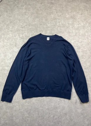 pull col V GAP bleu marine – taille XL  644, merk: GAP, staat: Heel goed, maat: XL, € 15,00, € 16,45 inclusief Kopersbescherming