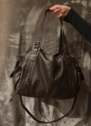 Sac à main double ouverture café, marke: Vintage Dressing, zustand: Neu, 35,00 €, 37,45 € beinhaltet Vinted-Käuferschutz Pro