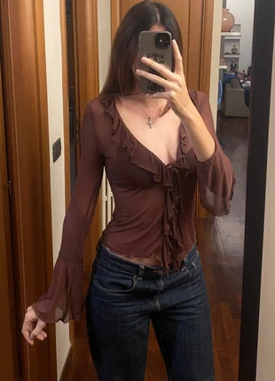 Sheer whimsy ribbon top - taille M, marke: Vintage Dressing, zustand: Sehr gut, größe: M / 38 / 10, 22,50 €, 24,33 € inklusive Vinted-Käuferschutz