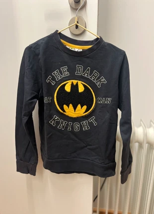 Camisola Sweat Batman 5-6 anos, marca: Batman, estado: Muito bom, tamanho: 5 anos / 110 cm, €8.00, €9.10 inclui Proteção do Comprador