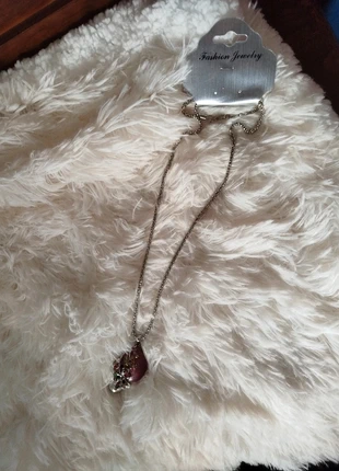 Collar piedra rosa plateado, marque: Fashion Jewelry, état: Neuf avec étiquette, 5,00 €, 5,95 € Protection acheteurs incluse