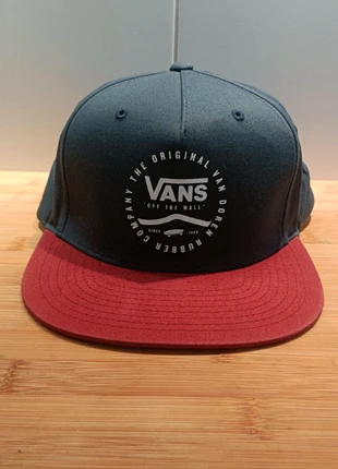 🛹Vans Snapback – Navy/Bordeaux – Off The Wall – Taille réglable, brand: Vans, condition: Very good, size: One size, €12.99, €14.34 includes Buyer Protection