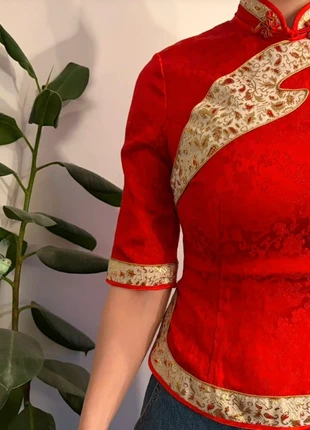 Asian top vintage, merk: Asian, staat: Heel goed, maat: S / 36 / 8, € 9,00, € 10,15 inclusief Kopersbescherming