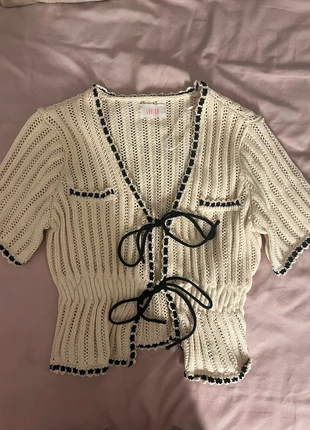 Tie cardigan top, brand: Dunnes, condition: Very good, size: M / 38 / 10, €15.00, €16.45 includes Buyer Protection