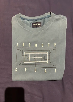 T-shirt Lacoste Sport bleu – Taille XS 🐊, marke: Lacoste, zustand: Sehr gut, größe: XS, 27,50 €, 29,58 € inklusive Vinted-Käuferschutz