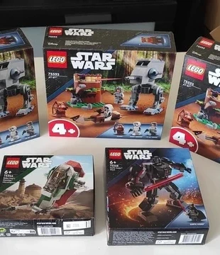 Conjunto de 5 Sets LEGO Star Wars Novos, merk: LEGO Star Wars, staat: Nieuw met prijskaartje, maat: Universeel, € 239,00, € 251,65 inclusief Kopersbescherming