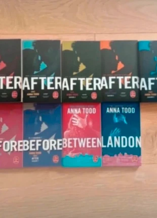 Lot saga complète After + Before + Between + Landon - Anna Todd, condition: Very good, €50.00, €53.20 includes Buyer Protection