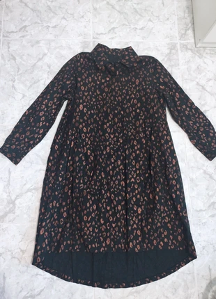 Vestido estampado animal print negro y marrón Talla L-XL, marque: sinmarca, état: Neuf sans étiquette, taille: XL / 42 / 14, 14,00 €, 15,40 € Protection acheteurs incluse