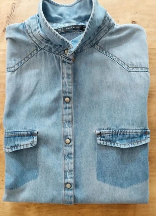 Chemise overshirt zara, marke: Zara, zustand: Gut, größe: S / 36 / 8, 3,00 €, 3,85 € inklusive Vinted-Käuferschutz