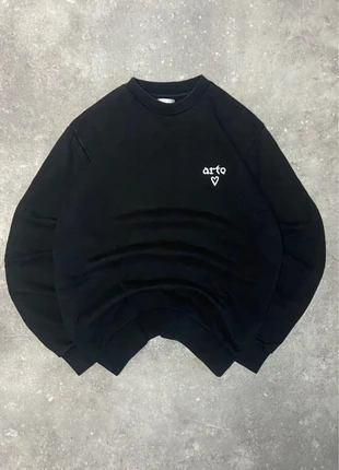 Pull sans capuche sweat crewneck Arte gris style streetwear taille S très bon état, merk: Arte, staat: Heel goed, maat: S, € 70,00, € 74,20 inclusief Kopersbescherming