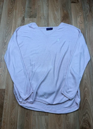 Pull Ralph Lauren fin col en V rose pale taille M, marke: Ralph Lauren, zustand: Gut, größe: M / 38 / 10, 15,00 €, 16,45 € beinhaltet Vinted-Käuferschutz Pro