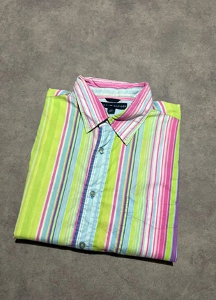 Chemise Tommy Hilfiger Manches Longues Multicolore Vintage / Taille L, marque: Tommy Hilfiger, état: Très bon état, taille: L, 8,90 €, 10,05 € Protection acheteurs (Pro) incluse