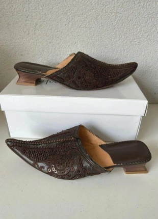 🌟Mules Bout Pointu Style Oriental - Taille 38/39 - Bon état, brand: Vintage Dressing, condition: Very good, size: 39, €8.00, €9.10 includes Buyer Protection